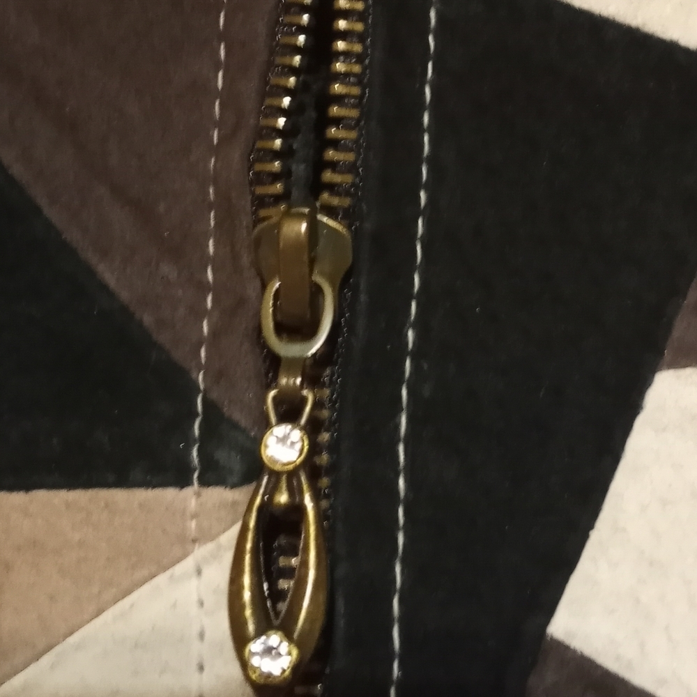 Vintage Patchwork Suede Jacket - image 3